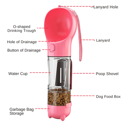 PupBuckle™ Portable 3-in-1 Dog Water Bottle