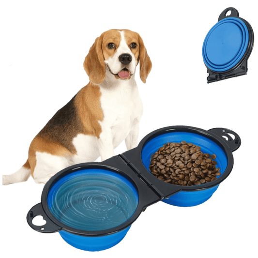 PupBuckle™ Folding Double Bowl